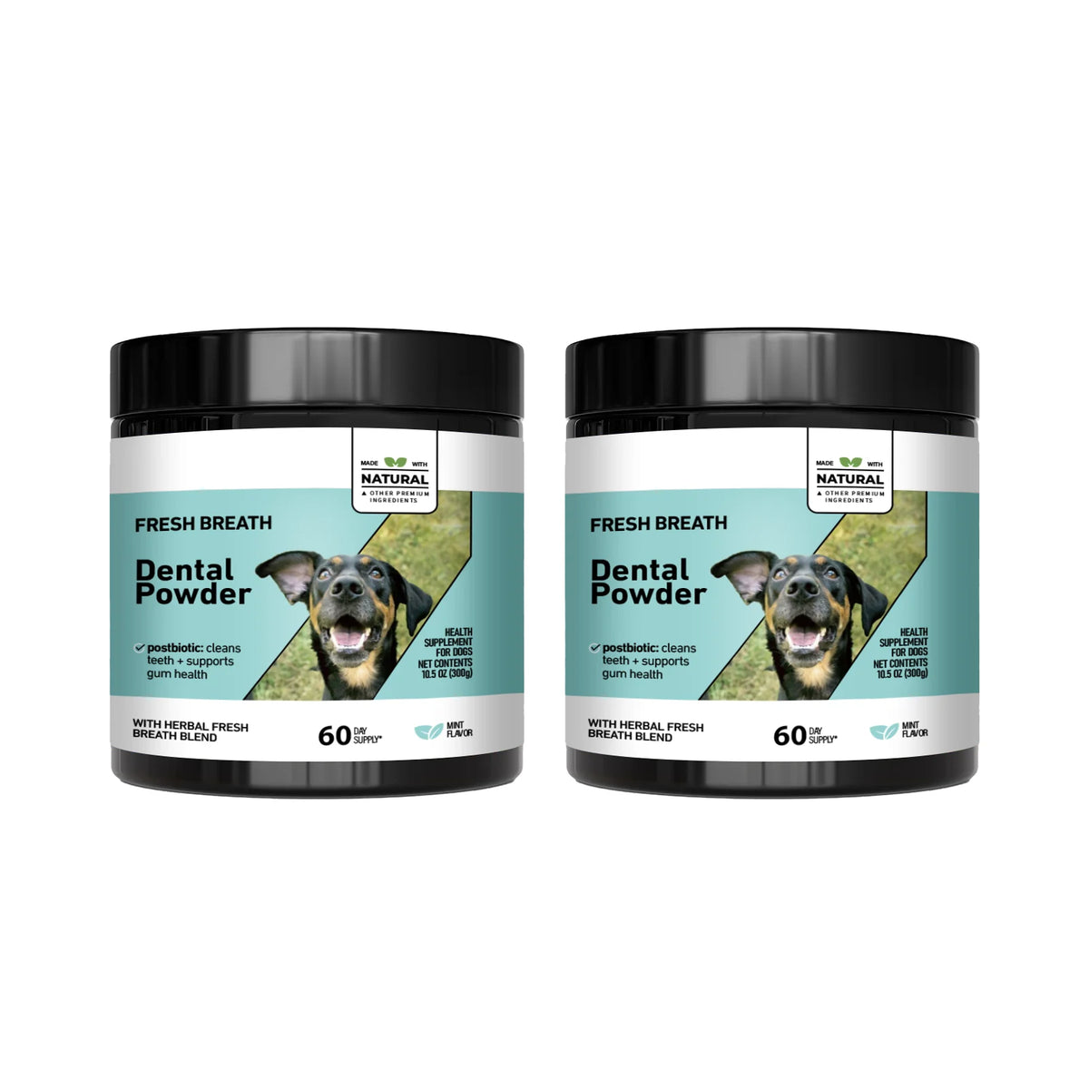Pet dental care powder packaging details
