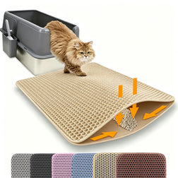 Double-Layer Cat Litter Trapping Mat – Waterproof & Non-Slip