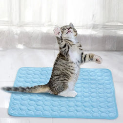 Cat Ice Mats Summer Cat Dog Sofa Nest Bed Cooling Sleeping Pad for Small Dogs Pets Durable Sofa Cooling Pad Blanket
